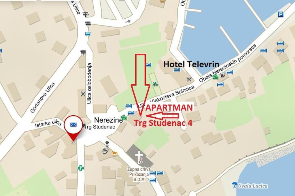 Nerezine Apartmany Centrum Εξωτερικό φωτογραφία